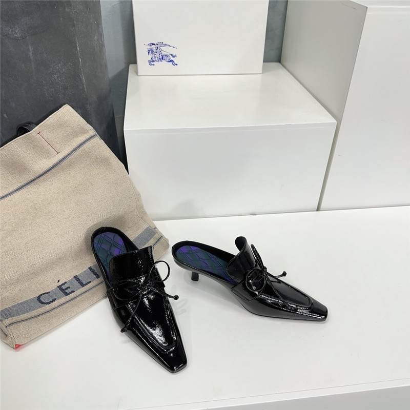 Burberry retro empty toe half drag