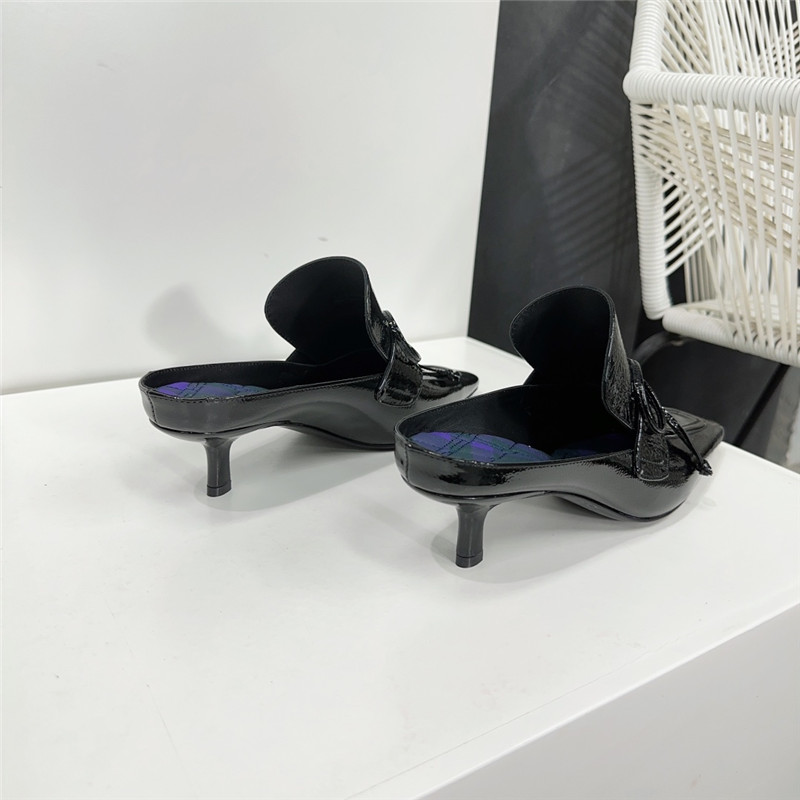 Burberry retro empty toe half drag