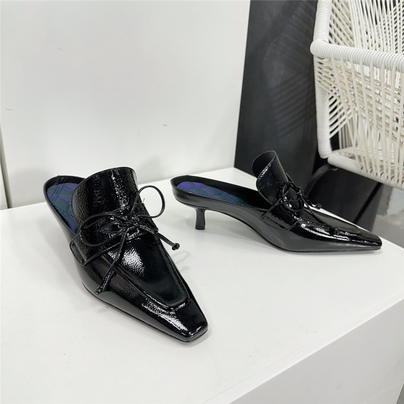 Burberry retro empty toe half drag