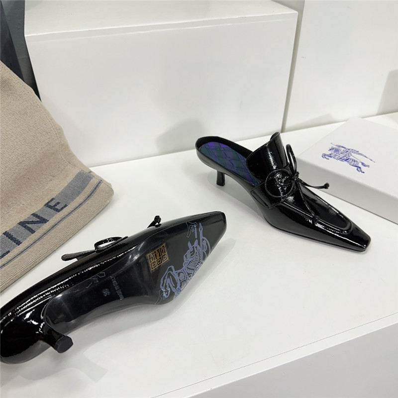 Burberry retro empty toe half drag