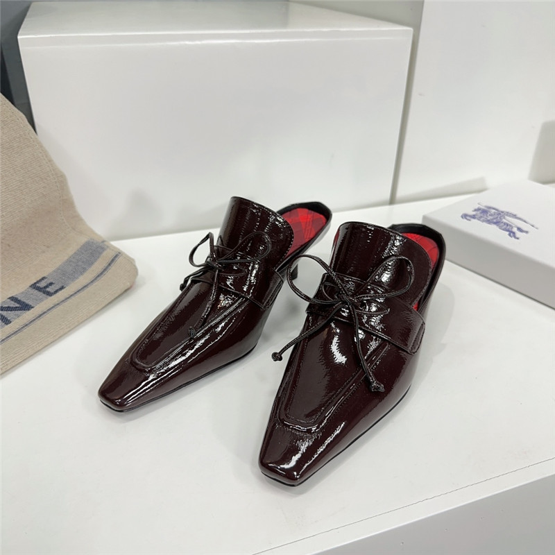 Burberry retro empty toe half drag