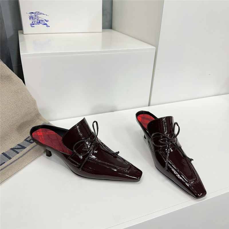 Burberry retro empty toe half drag