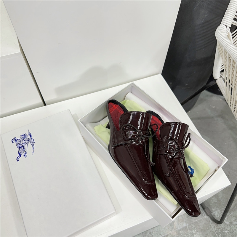 Burberry retro empty toe half drag