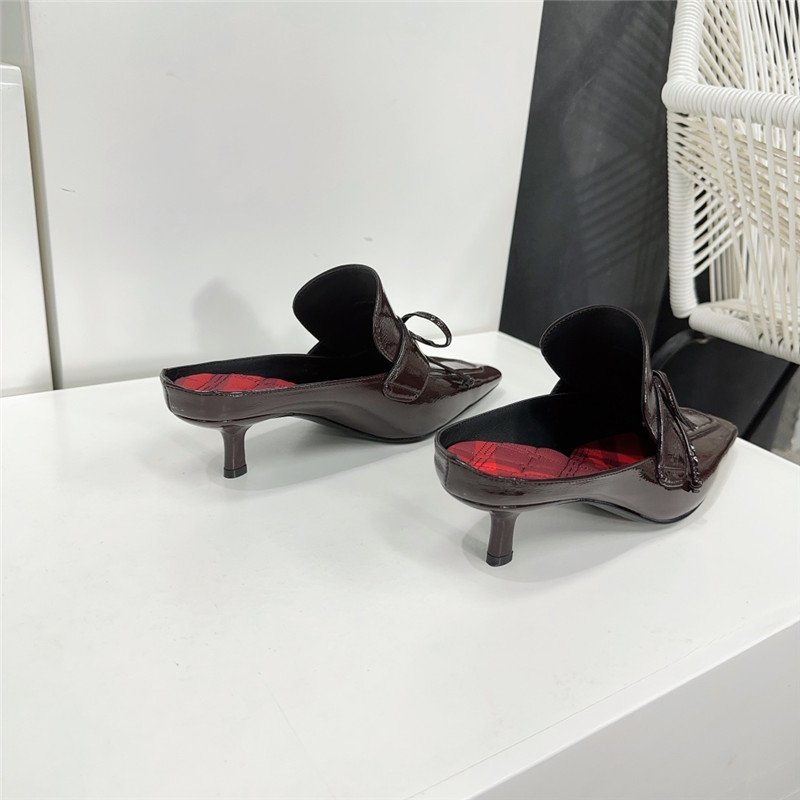 Burberry retro empty toe half drag