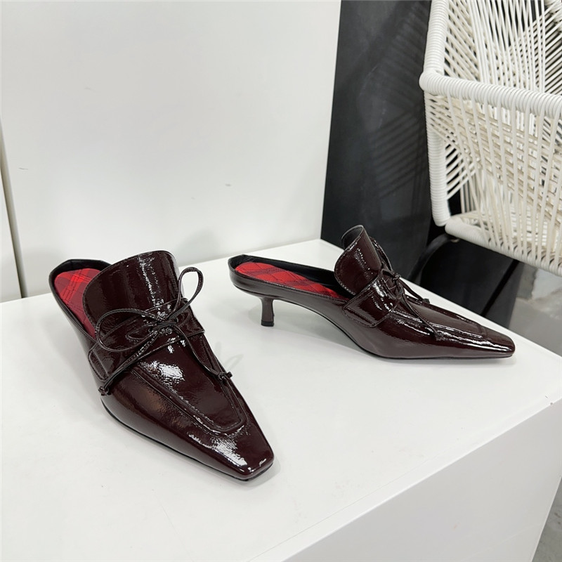 Burberry retro empty toe half drag