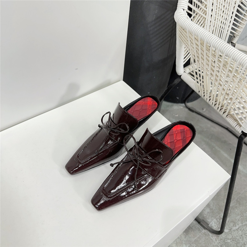 Burberry retro empty toe half drag