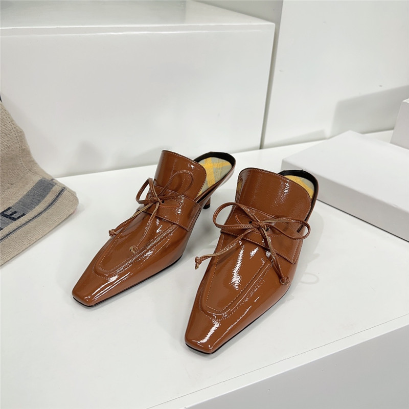 Burberry retro empty toe half drag