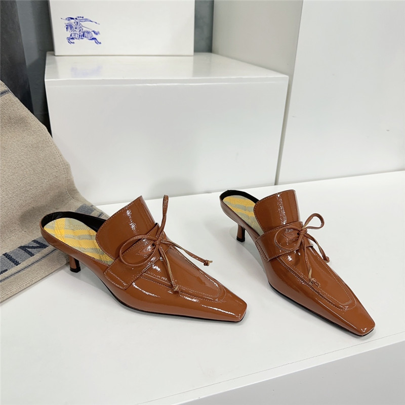 Burberry retro empty toe half drag