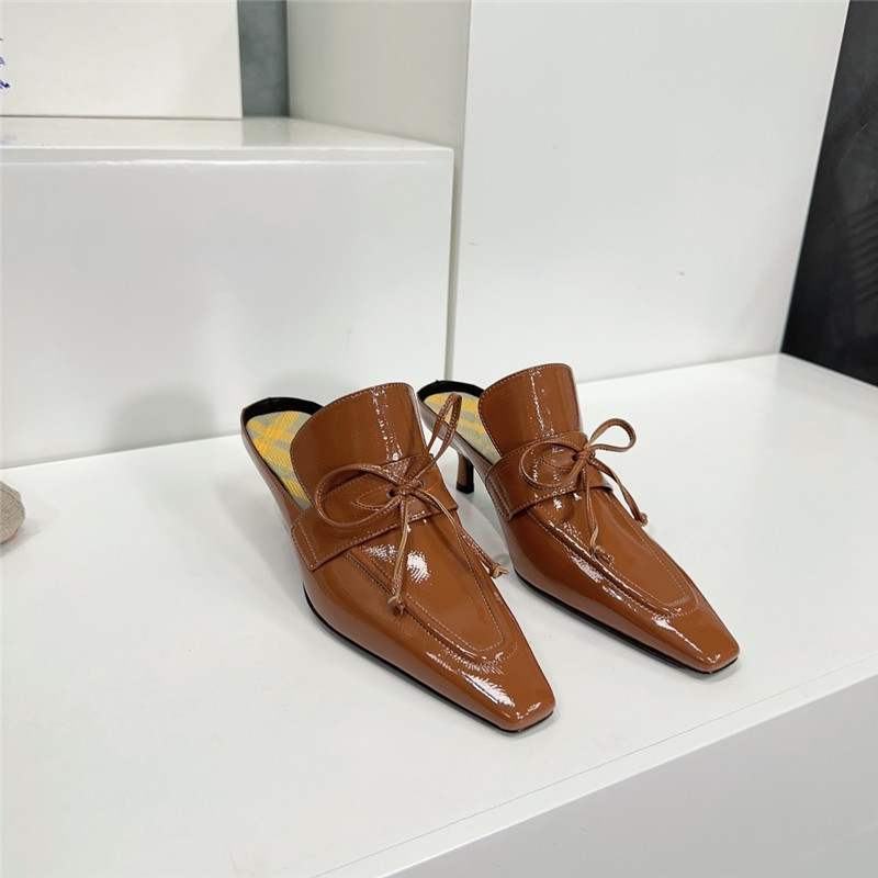 Burberry retro empty toe half drag