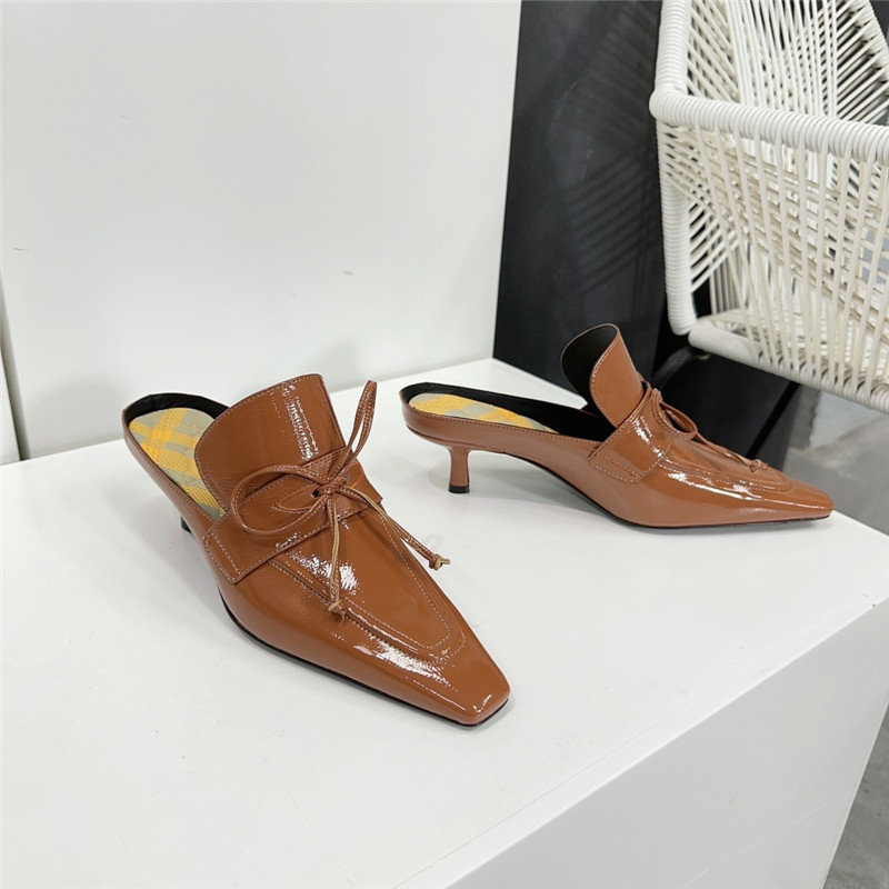 Burberry retro empty toe half drag