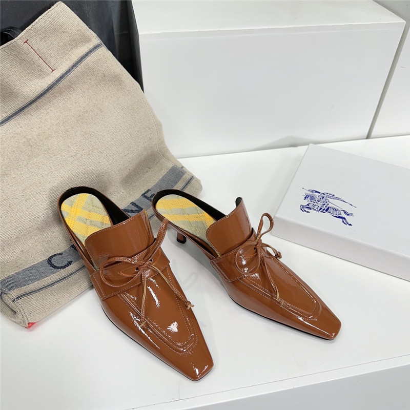 Burberry retro empty toe half drag