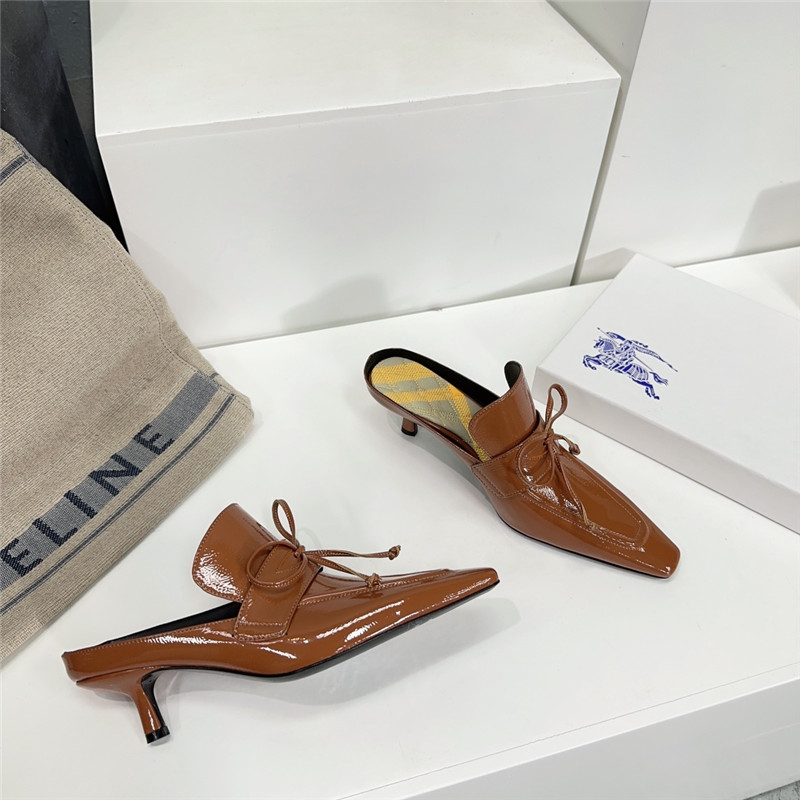 Burberry retro empty toe half drag