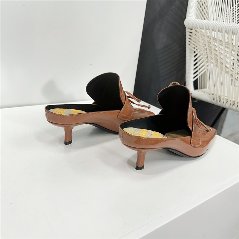 Burberry retro empty toe half drag