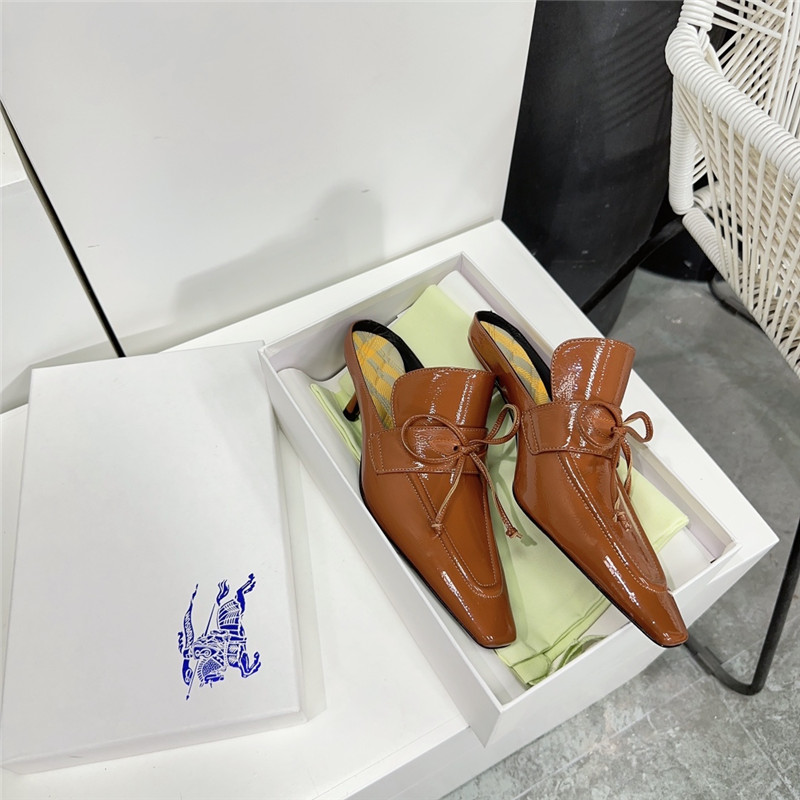 Burberry retro empty toe half drag