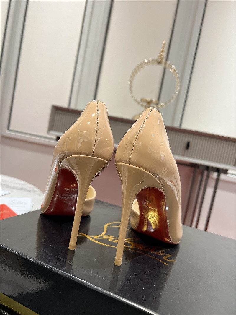 Chr1st1an louboutin side hollow shoes
