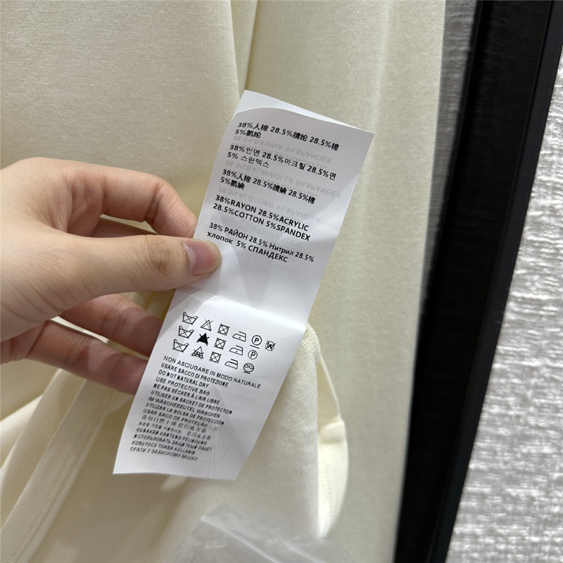 Pra*a triangle logo patch brushed base layer shirt