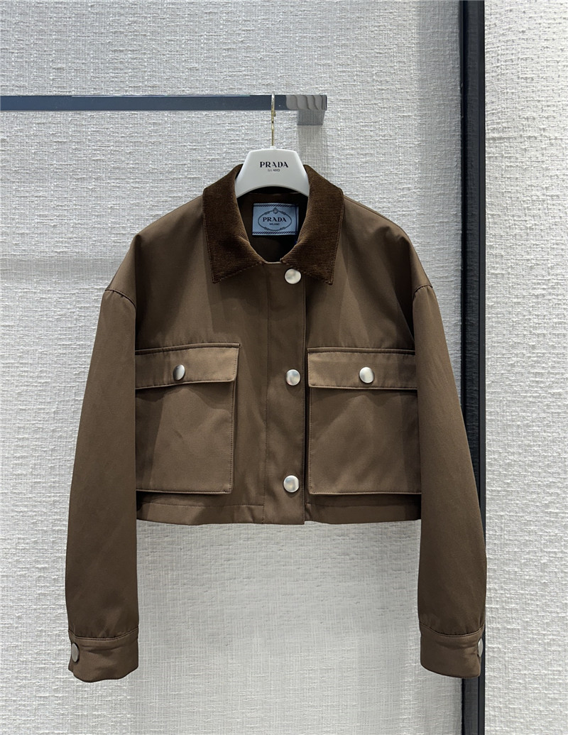 prada work pocket jacket