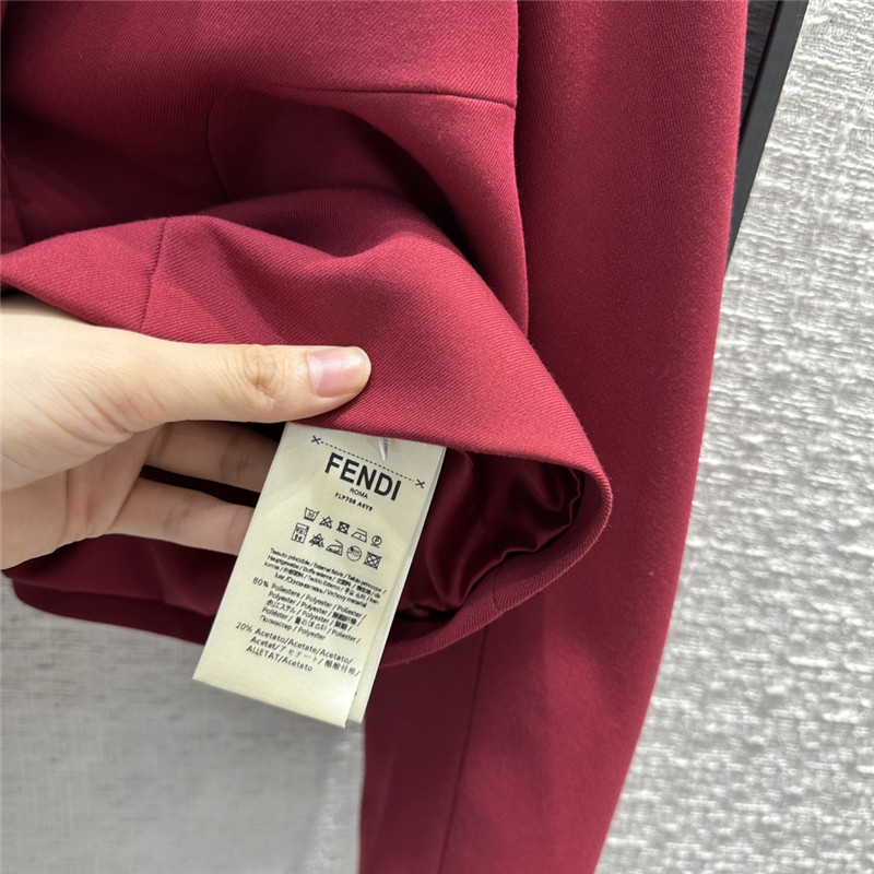 fendi tiered lapel blazer