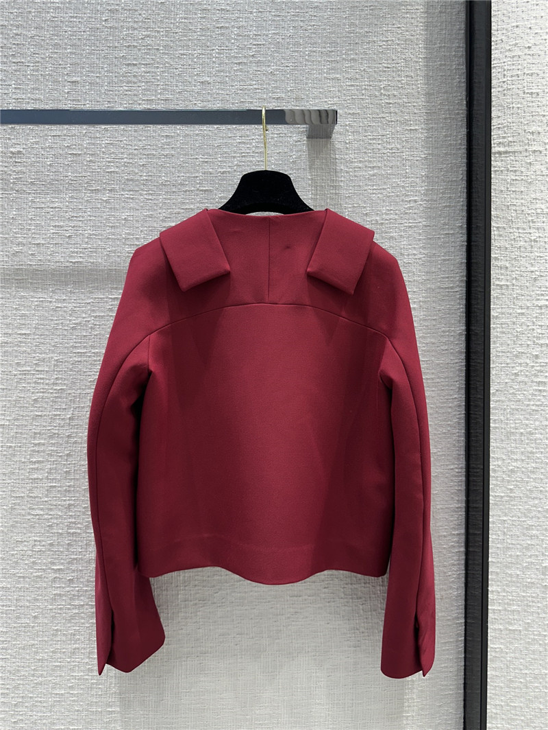 fendi tiered lapel blazer