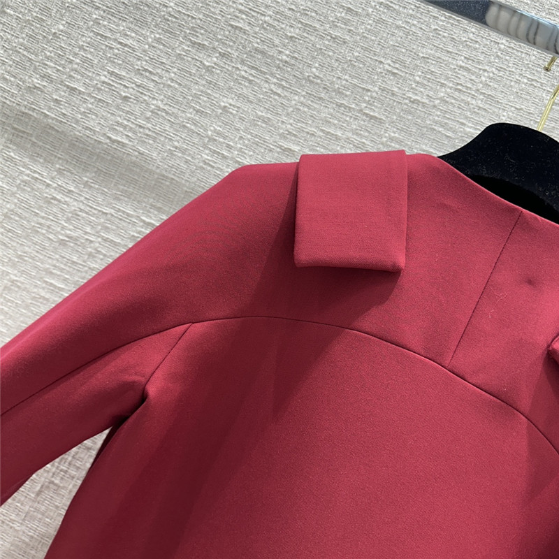 fendi tiered lapel blazer