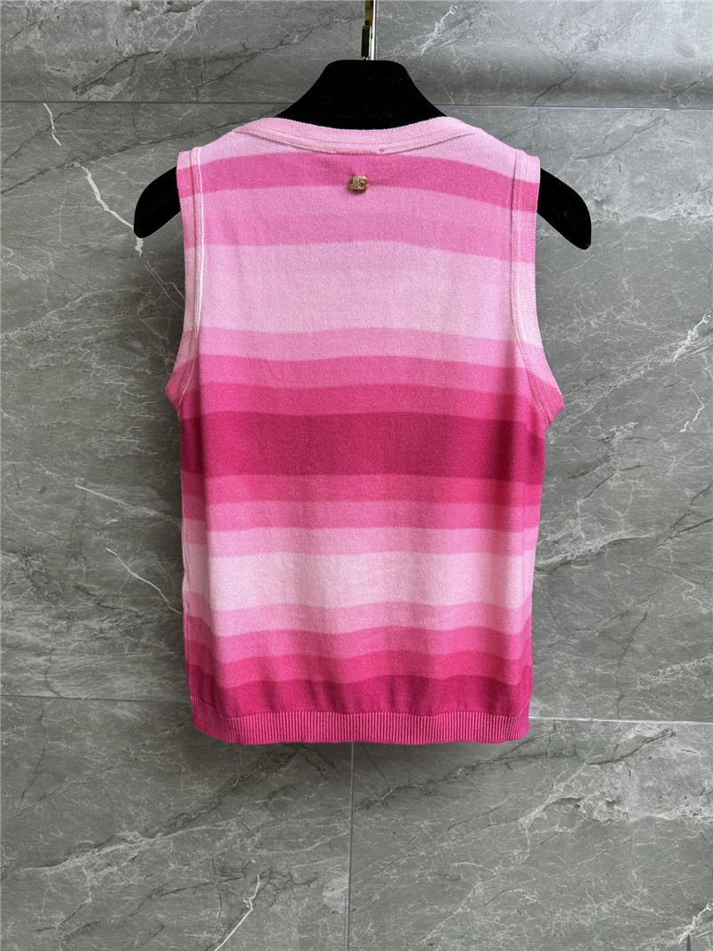 Ch**el pink logo vest