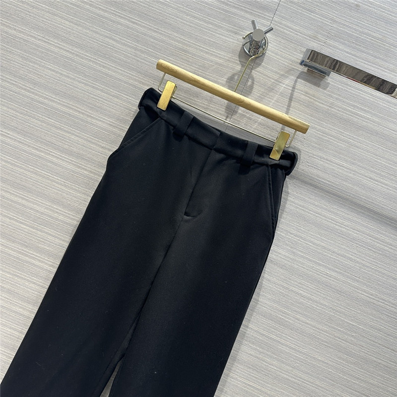 A1exa*der wang worsted fabric straight suit trousers