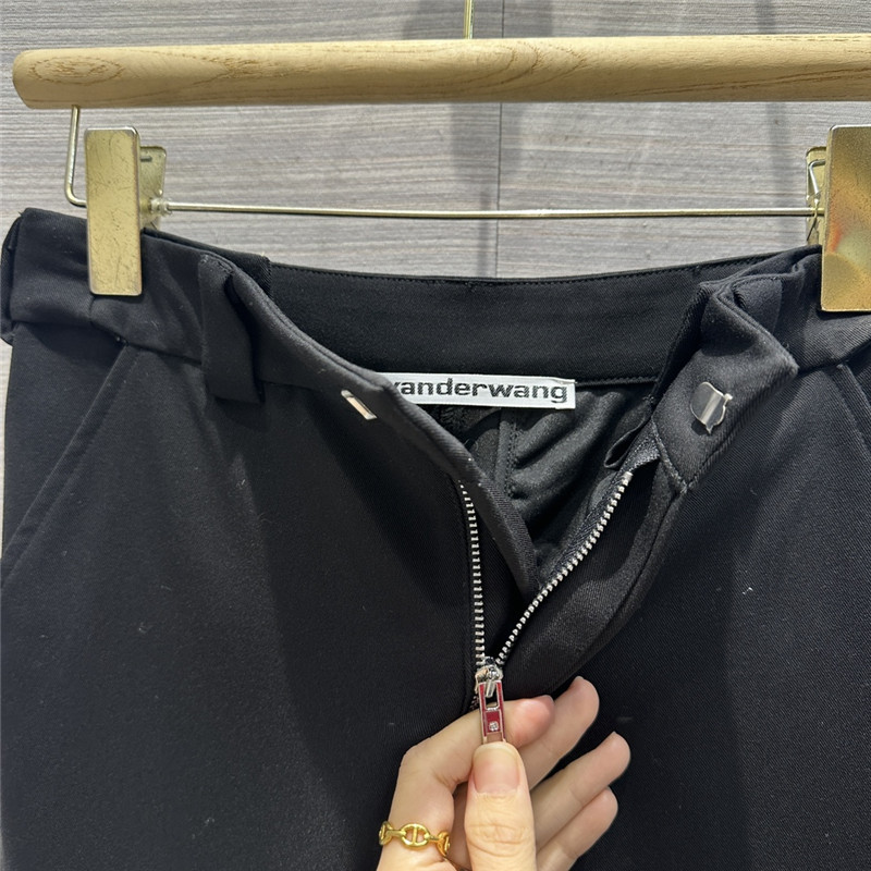 A1exa*der wang worsted fabric straight suit trousers