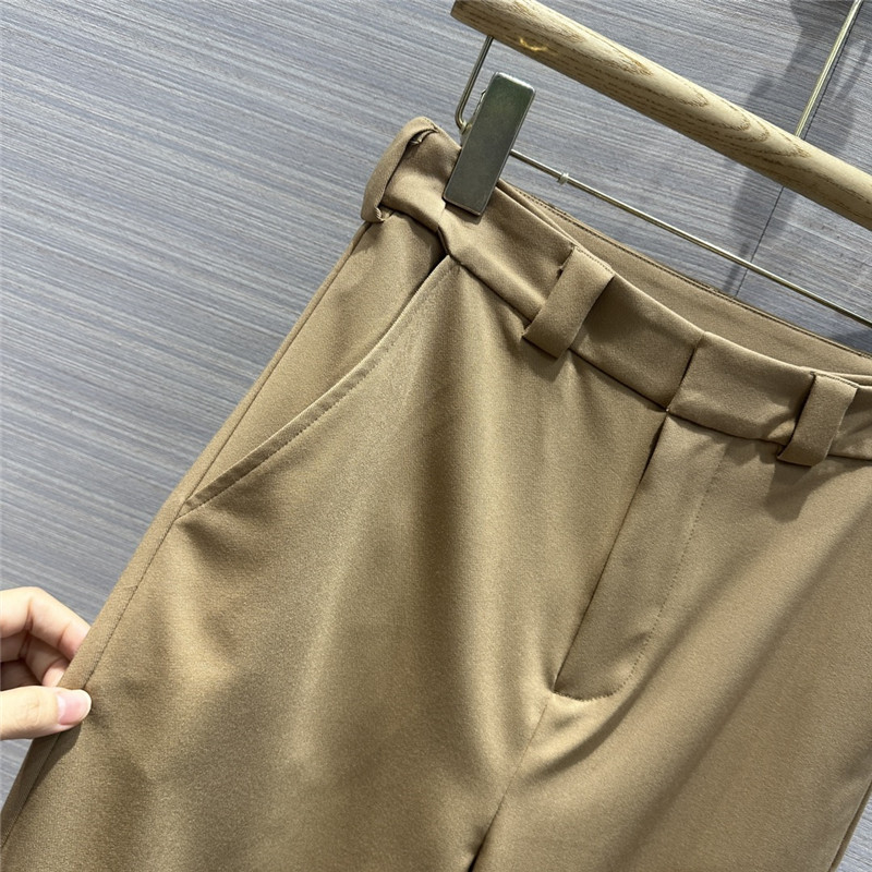 A1exa*der wang worsted fabric straight suit trousers