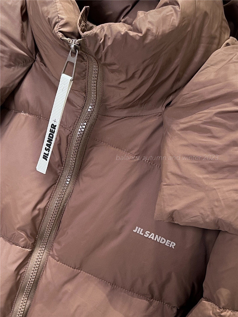 jil sander hooded down jacket