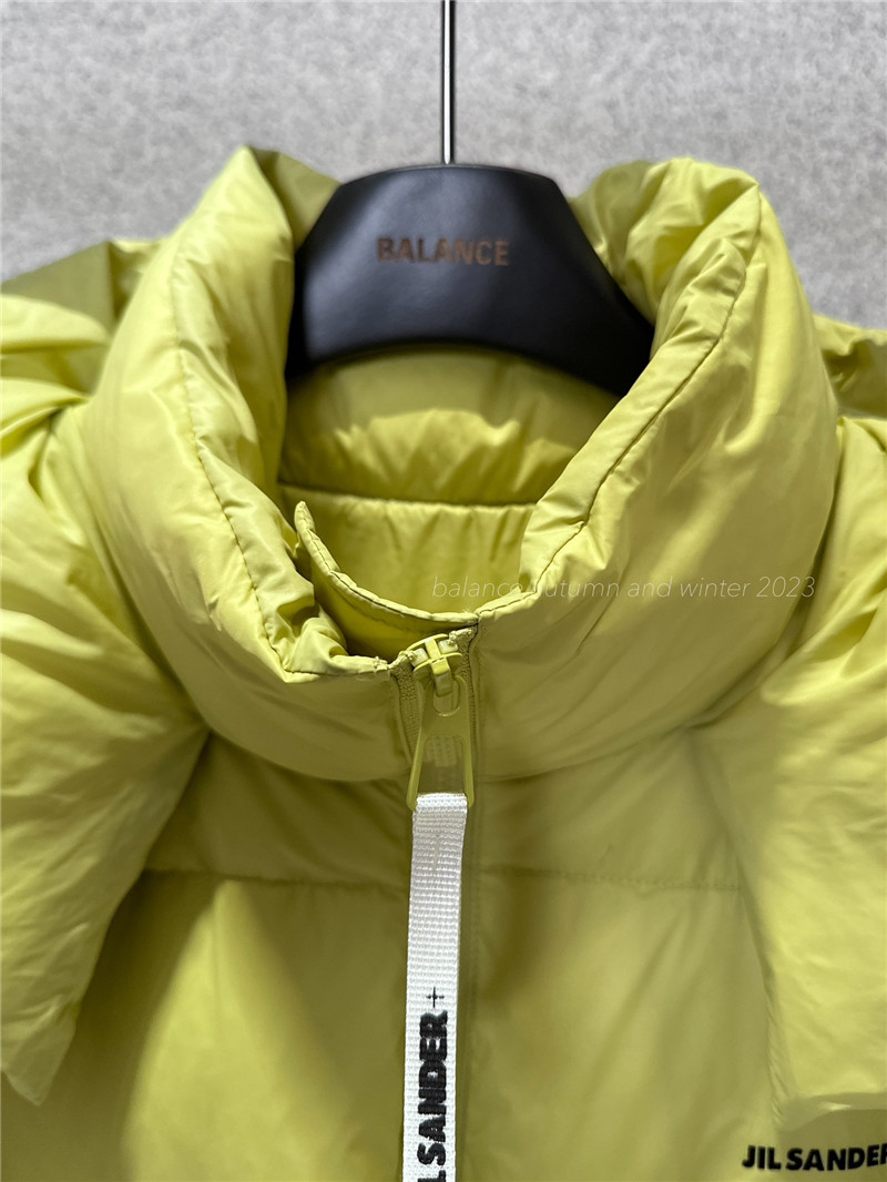 jil sander hooded down jacket