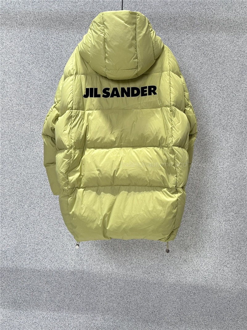 jil sander hooded down jacket