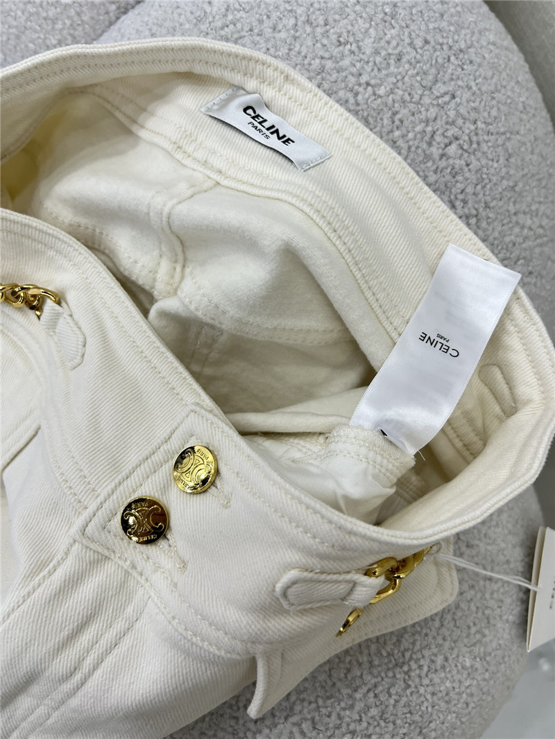 Ce1i*e new two button chain jeans