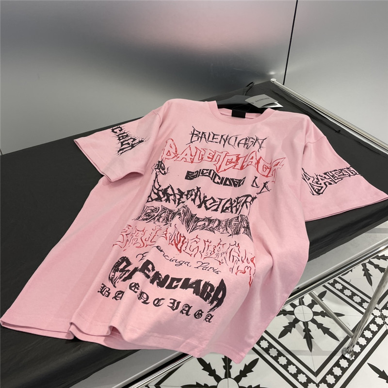 Ba1en*iaga new letter silhouette t-shirt