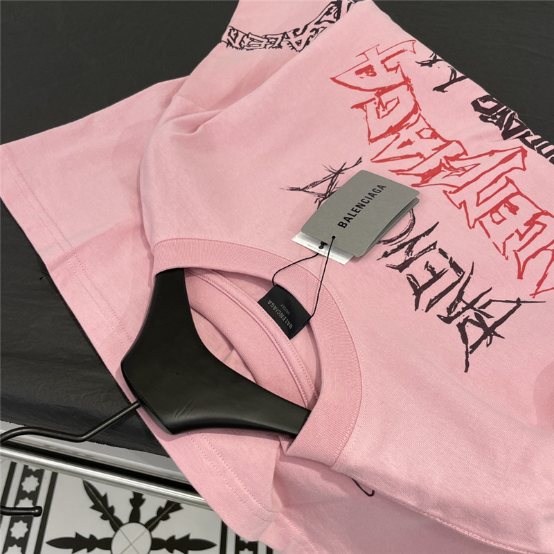 Ba1en*iaga new letter silhouette t-shirt