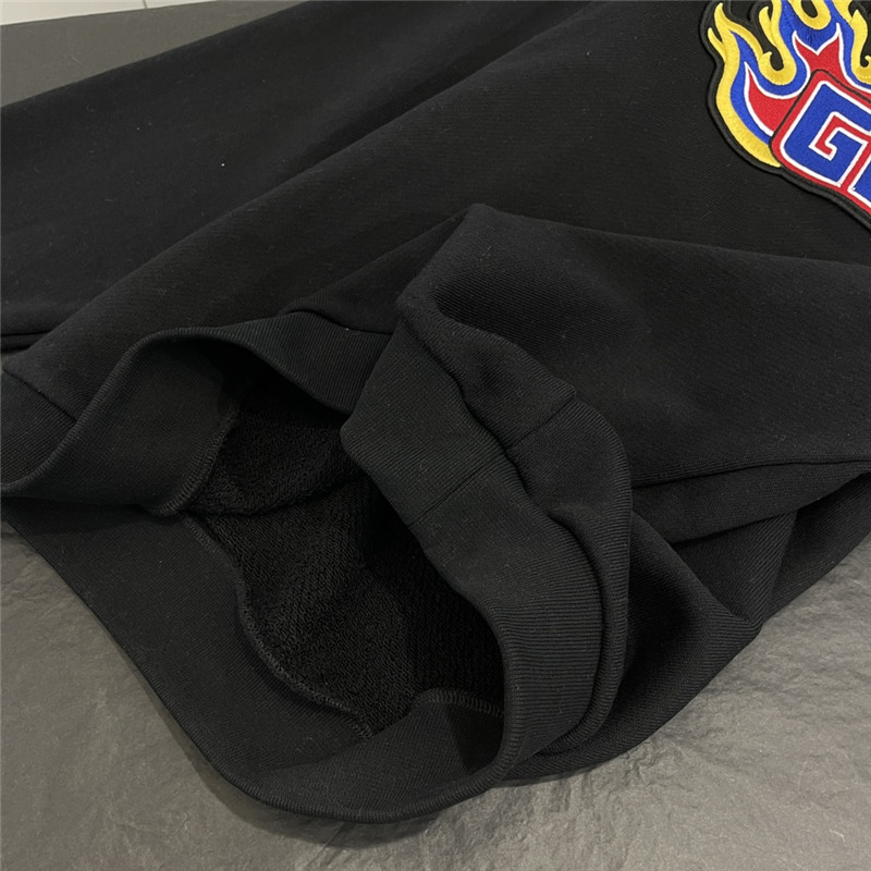 Gucci Logo Hooded Sweatshirt Black