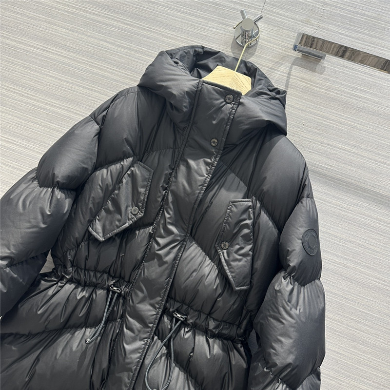 H**me5 long down jacket