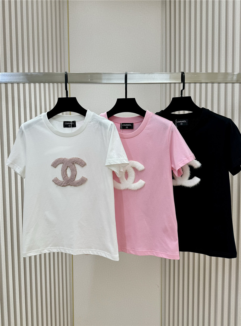 Chanel round neck short sleeve T-shirt