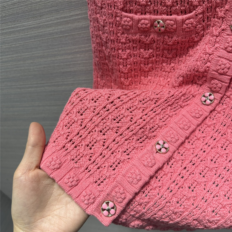 Ch**el hollow embossed woven tank top dress