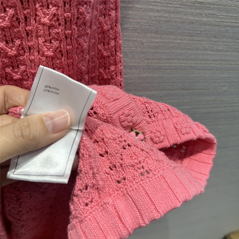 Ch**el hollow embossed woven tank top dress