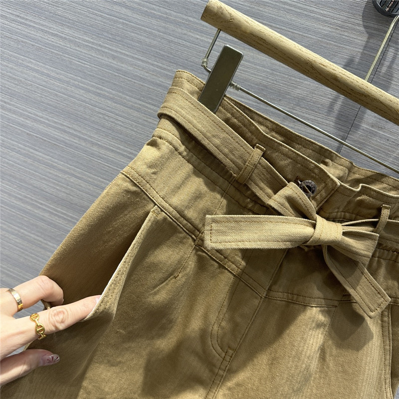 H**me5 backless jacket + flower bud waist pants set