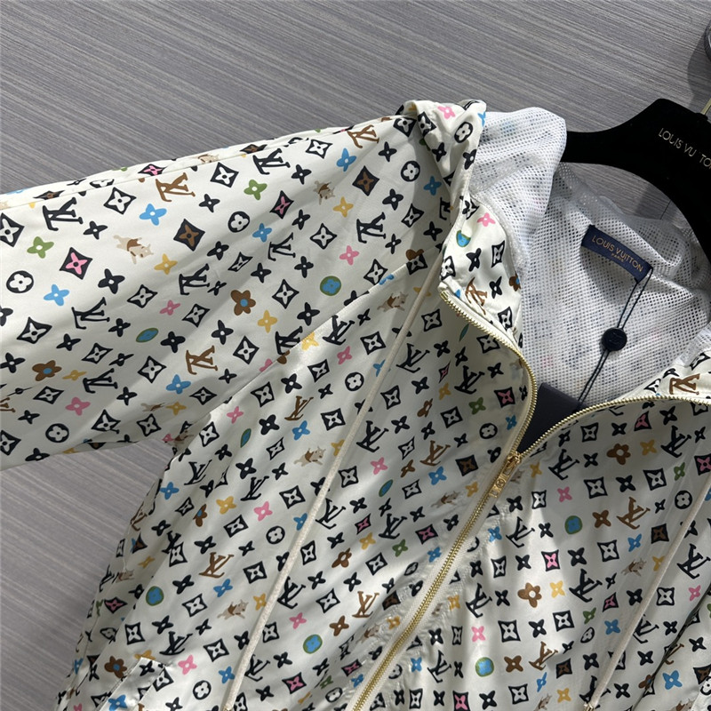 l0vis Vvtt0n lv monogram printed sun protection clothing set