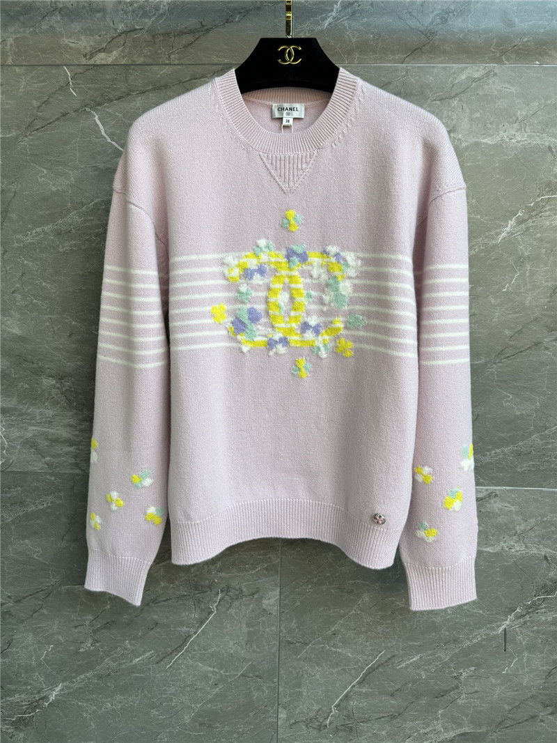 Chanel double c cashmere sweater
