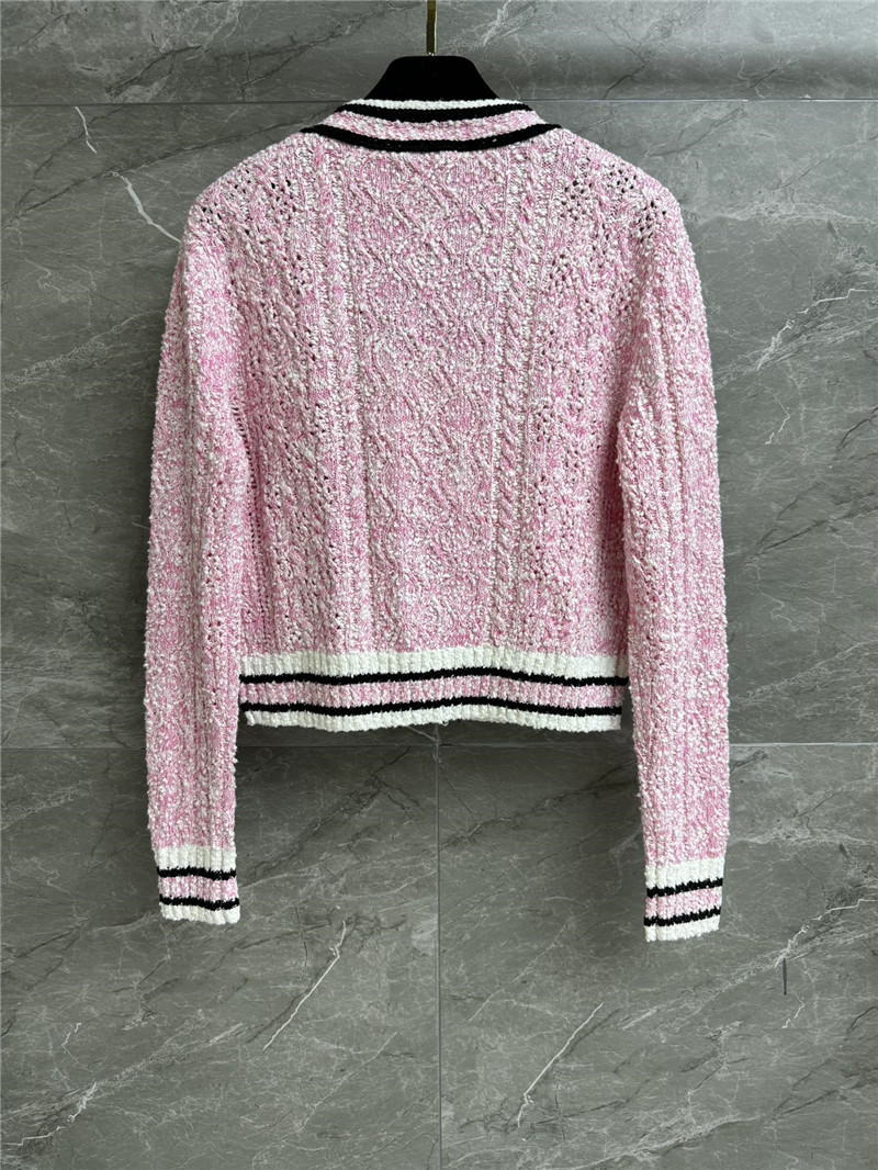 Chanel three-dimensional pattern cardigan