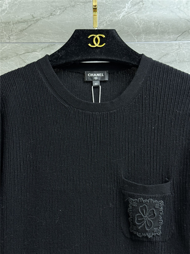 Ch**el floral pocket short sleeves