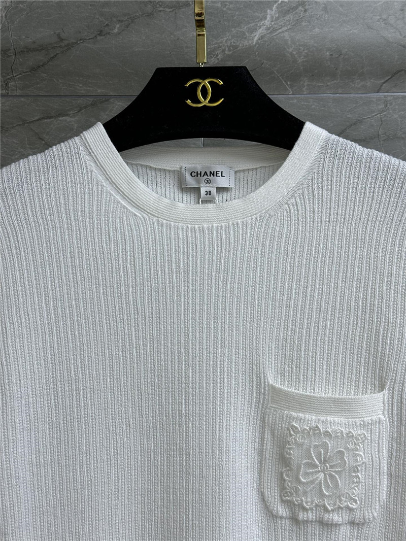 Ch**el floral pocket short sleeves