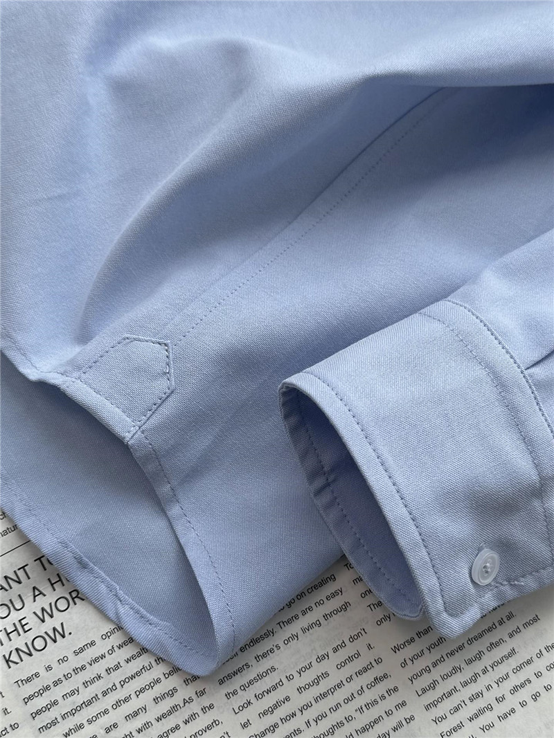 Ce1i*e small logo embroidered long-sleeved shirt