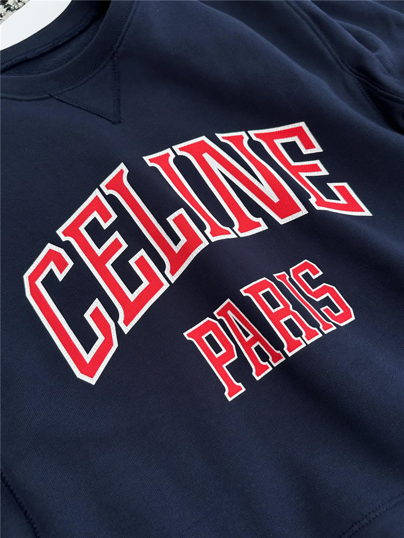 Ce1i*e letter print mid-sleeve t-shirt