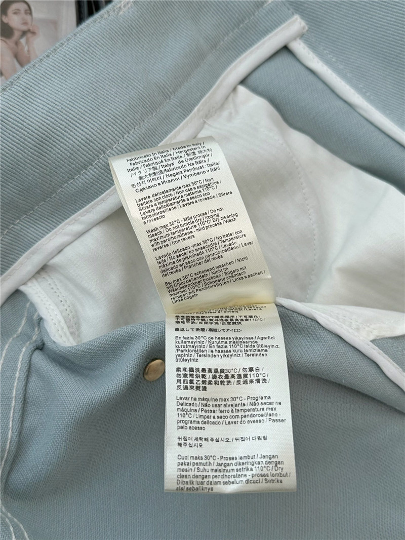 F**di double zip midi skirt