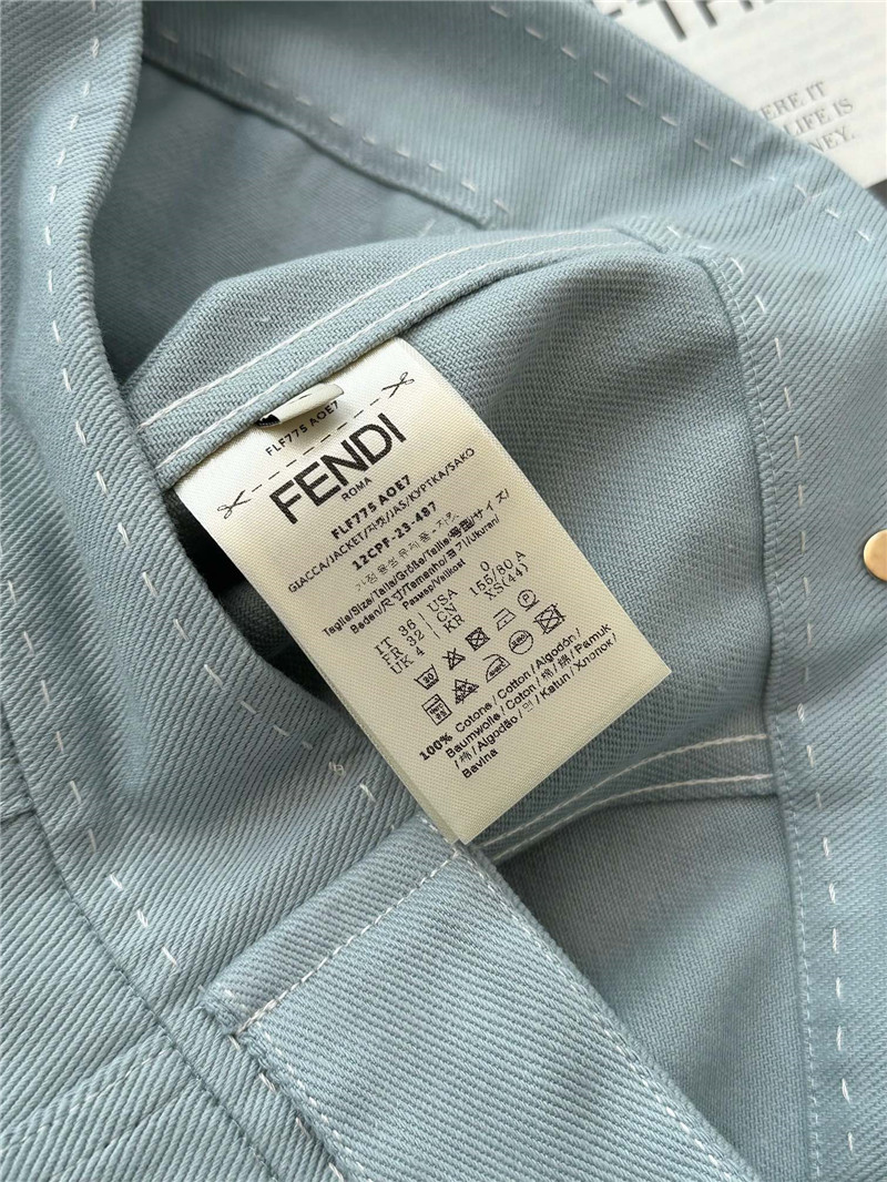 F**di lapel pocket vest