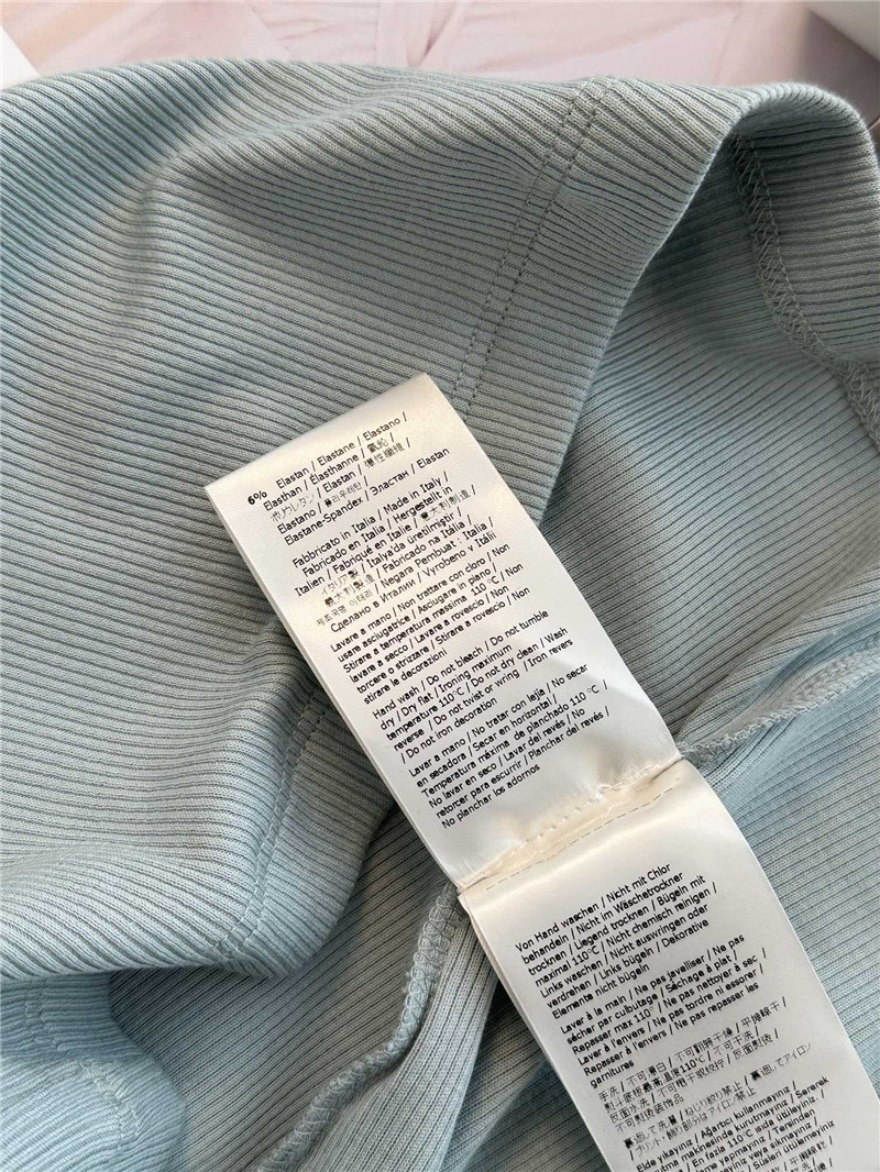 fendi embroidered round neck short sleeves